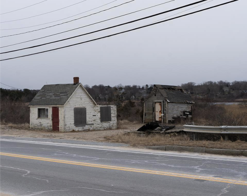 old buildings left to ruin