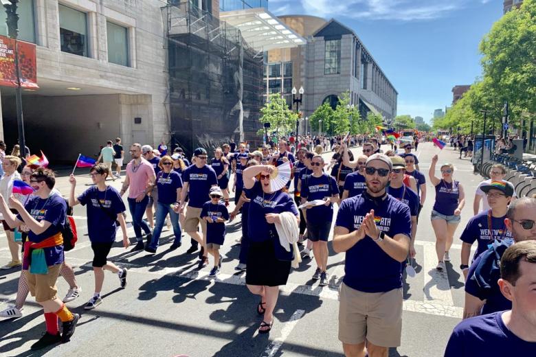 Image of WIT participation in the Pride Parade